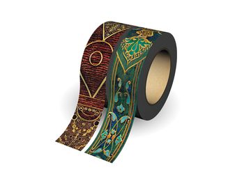 portada Paperblanks First Folio/Turquoise Chronicles Pack of 2 Rolls of Washi Tape (in English)