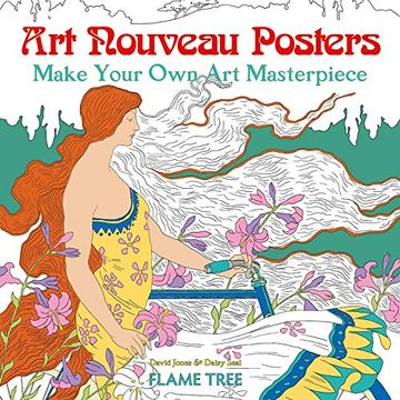 portada Art Nouveau Posters (Art Colouring Book): Make Your Own Art Masterpiece (en Inglés)