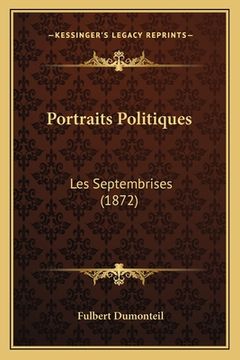 portada Portraits Politiques: Les Septembrises (1872) (en Francés)