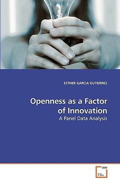 portada openness as a factor of innovation (en Inglés)