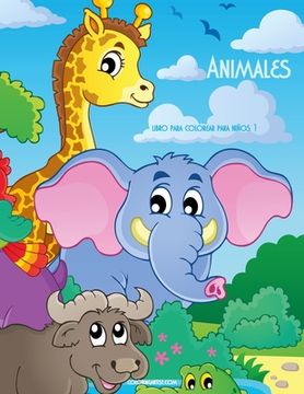 portada Animales libro para colorear para niños 1