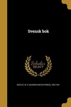 portada Svensk bok (en Sueco)