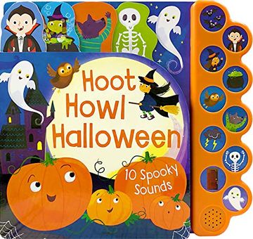 portada Hoot Howl Halloween: 10 Spooky Sounds (en Inglés)
