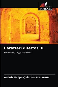 portada Caratteri difettosi II (en Italiano)