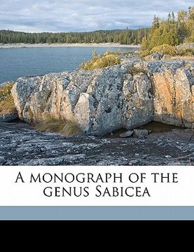 portada a monograph of the genus sabicea (en Inglés)