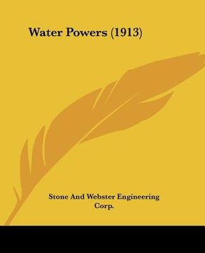 portada water powers (1913) (en Inglés)