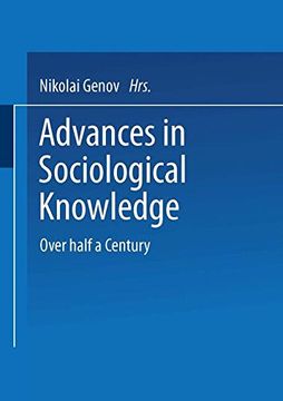 portada Advances in Sociological Knowledge: Over half a Century