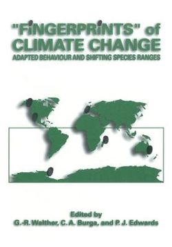 portada "Fingerprints" of Climate Change: Adapted Behaviour and Shifting Species Ranges (in English)