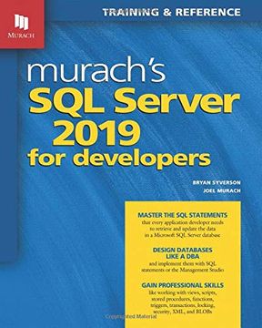 portada Murach's sql Server 2019 for Developers 
