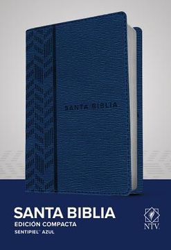 portada Santa Biblia Ntv, Edición Compacta (Sentipiel, Azul) (in Spanish)