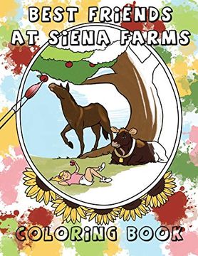 portada Best Friends at Siena Farms: A Coloring Book (en Inglés)