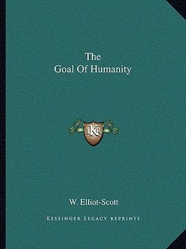 portada the goal of humanity (in English)
