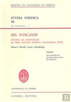 portada Ars Ivdicandi - Estudos em Homenagem ao Prof. Doutor António Castanheira Neves (in Portuguese)