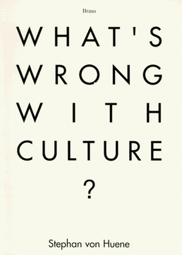 portada What's Wrong With Culture? (German Edition)