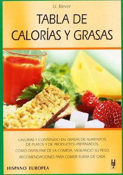 portada Tabla de Calorías y Grasas (in Spanish)
