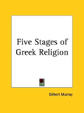 portada five stages of greek religion (en Inglés)