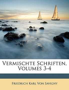portada vermischte schriften, volumes 3-4 (en Inglés)