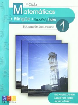 portada Matematicas. Bilingue. Español-Ingles. Primer Ciclo. Educacion se Cundaria