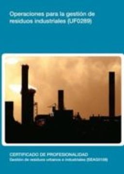 portada Operaciones para la gestión de residuos industriales (UF0289)
