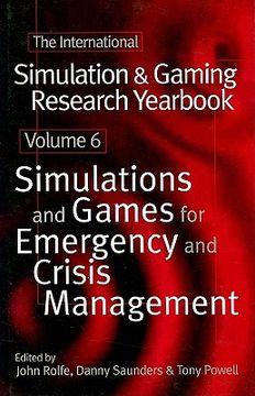 portada simulations and games for emergency and crisis management (en Inglés)