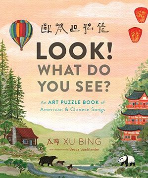portada Look! What do you See? An art Puzzle Book of American and Chinese Songs (en Inglés)