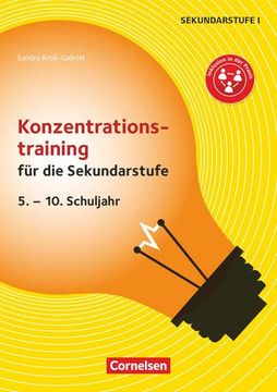 portada Konzentrationstraining für die Sekundarstufe (2. Auflage) (en Alemán)