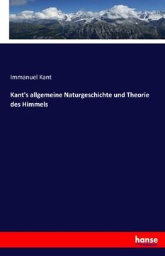 portada Kant's allgemeine Naturgeschichte und Theorie des Himmels (German Edition)