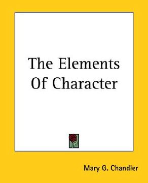 portada the elements of character (en Inglés)