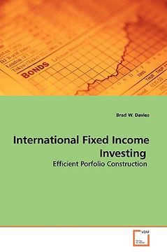 portada international fixed income investing (en Inglés)