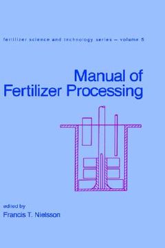 portada manual of fertilizer processing (en Inglés)