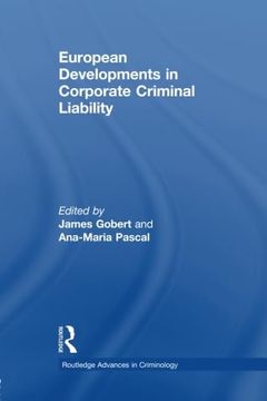 portada European Developments in Corporate Criminal Liability (en Inglés)