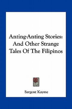 portada anting-anting stories: and other strange tales of the filipinos (en Inglés)