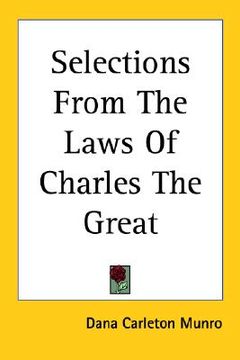 portada selections from the laws of charles the great (en Inglés)