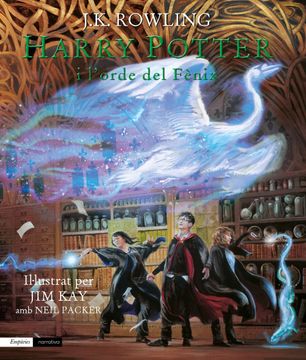 portada Harry Potter i l Orde del Fenix (Edicio Illustrada) (en Catalá)