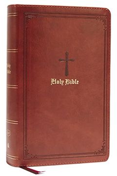 portada Kjv, Personal Size Large Print Single-Column Reference Bible, Leathersoft, Brown, red Letter, Comfort Print: Holy Bible, King James Version (en Inglés)