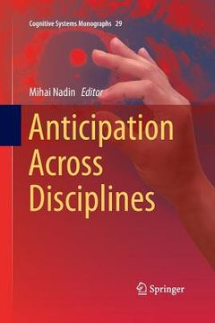 portada Anticipation Across Disciplines (en Inglés)