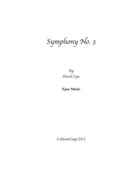 portada Symphony No. 3 (en Inglés)