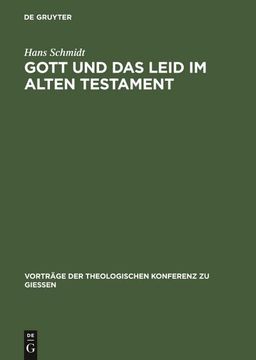 portada Gott und das Leid im Alten Testament (en Alemán)
