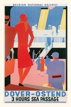 portada Vintage Journal Belgian National Railway Poster (en Inglés)