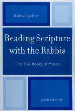 portada reading scripture with the rabbis: the five books of moses