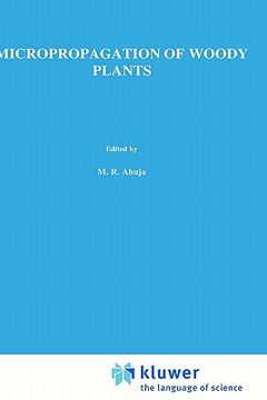 portada micropropagation of woody plants (en Inglés)