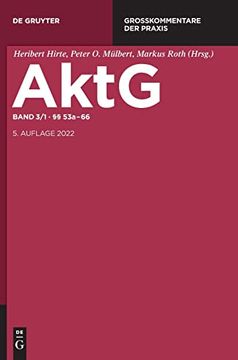 portada Aktiengesetz / §§ 53A-66