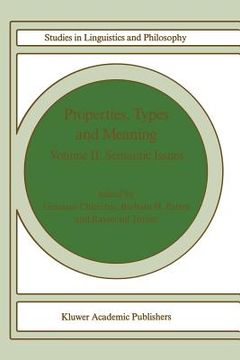 portada properties, types and meaning: volume ii: semantic issues (en Inglés)