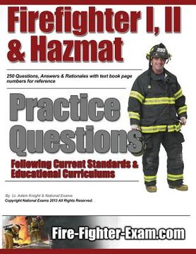 portada Firefighter I, II and Hazmat Practice Questions (en Inglés)