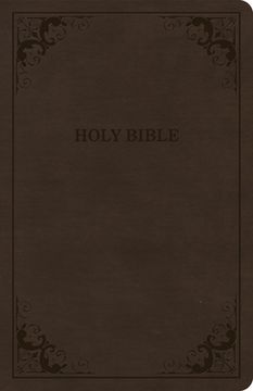 portada CSB Thinline Bible, Brown Leathertouch, Value Edition (en Inglés)