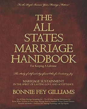 portada The all States Marriage Handbook: For Keeping a Lifetime (en Inglés)