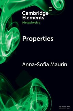 portada Properties (Elements in Metaphysics) (en Inglés)
