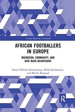 portada African Footballers in Europe (Critical Research in Football) (en Inglés)
