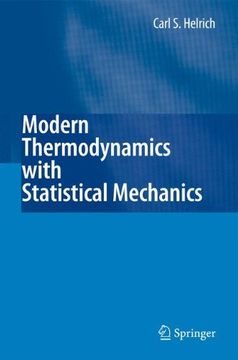 portada modern thermodynamics with statistical mechanics (en Inglés)