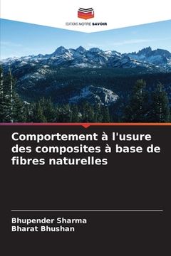 portada Comportement à l'usure des composites à base de fibres naturelles (en Francés)